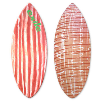 exileskimboards-ダブルカーボンファイバーエポキシ-プロシェイプ-Sサイズ-5/8